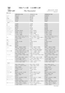 くるみ割り人形キャスト表(HP用)のサムネイル
